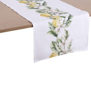 RUNNER 100X40 CON STRISCIA DI LIMONI CENTRALE