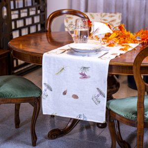 RUNNER 140X50 PATTERN FOGLIE E FUNGHI