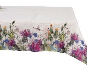 TOVAGLIA 280X170 CON CORNICE DI CARDI SELVATICI
