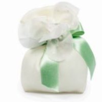 SACCHETTO CON BASE SOFFIETTO IN ORGANZA